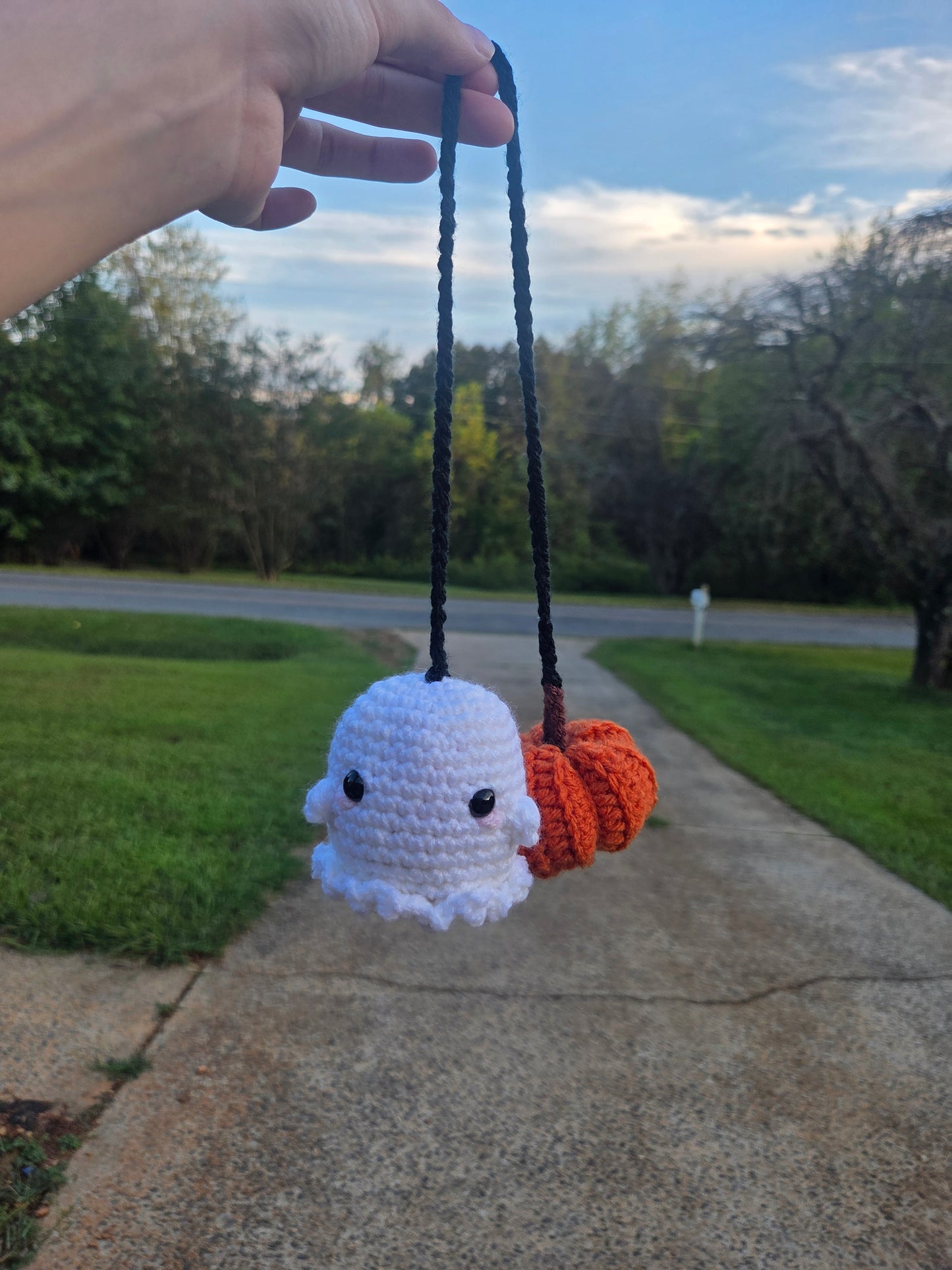 Crochet Car Mirror Hanger