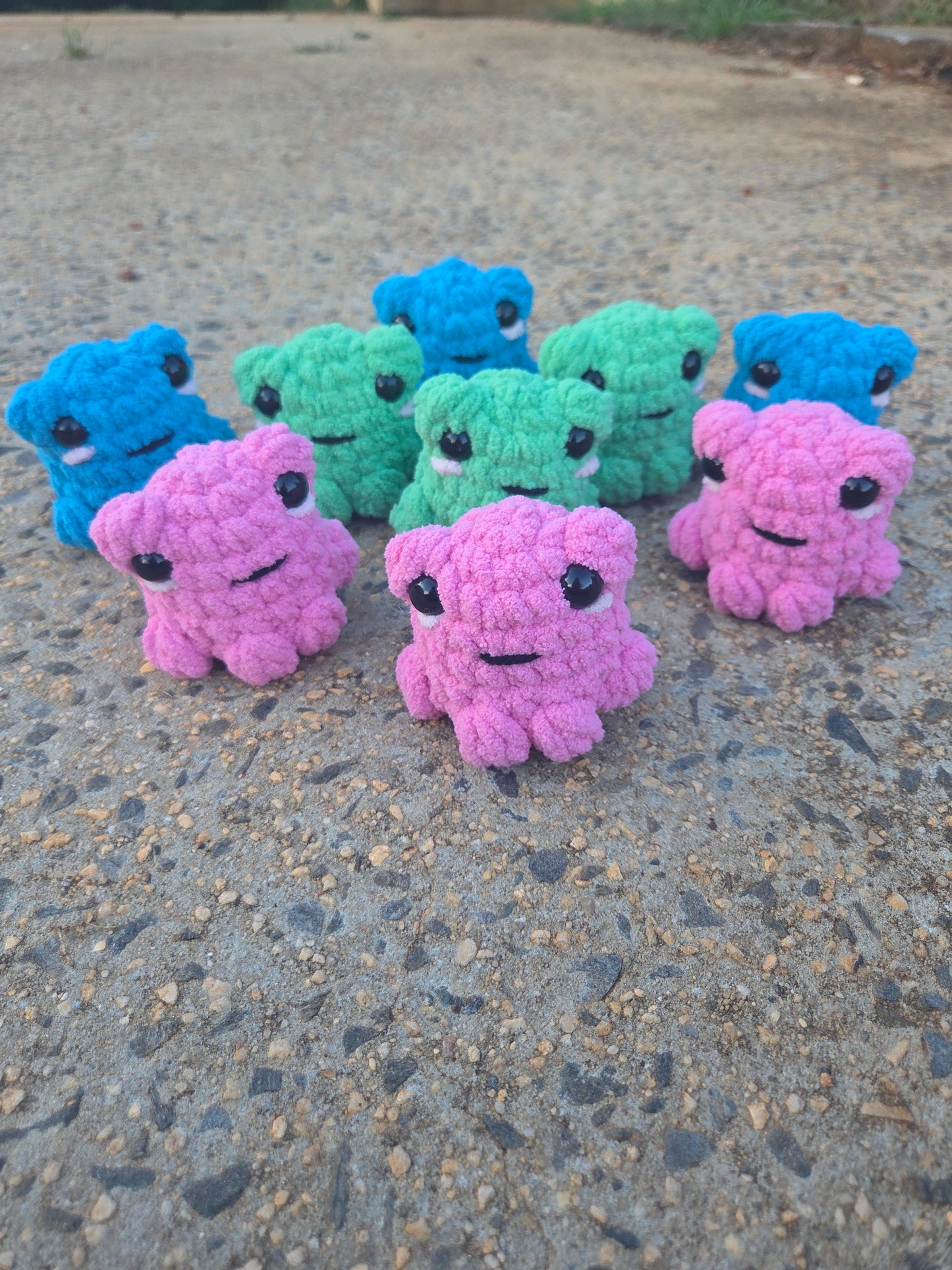 Crochet Frogs